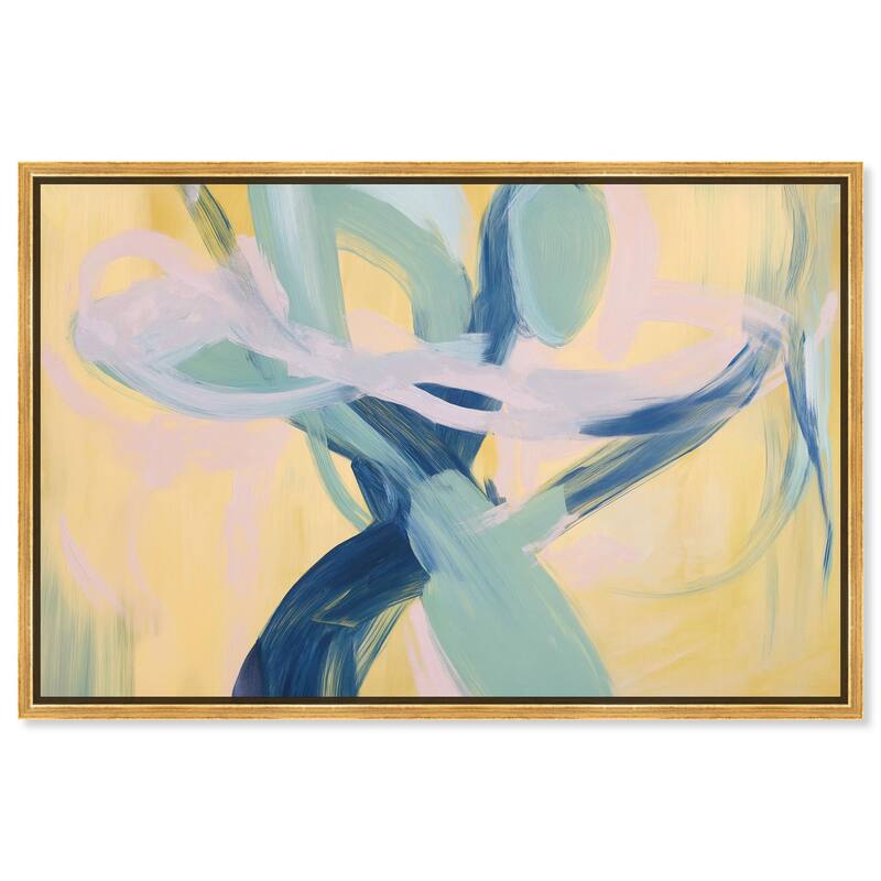 Entangled Embrace II Canvas by Art Remedy - Gold - 30" x 20"