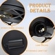 preview thumbnail 51 of 49, 2-Light Black Farmhouse Flush Mount Ceiling Light-2 Pack
