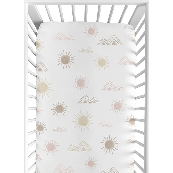 Blush fitted deals crib sheet