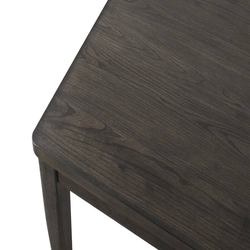 Oline Dining Table, Dark Walnut Brown Wood, Rectangular 72 Inch Top - Walnut Brown