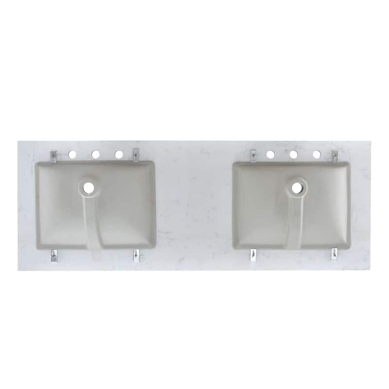 Serenlace Engineered Marble Vanity Countertop with Sink