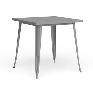 31.5-inch Square Metal Indoor/Outdoor Cafe Table