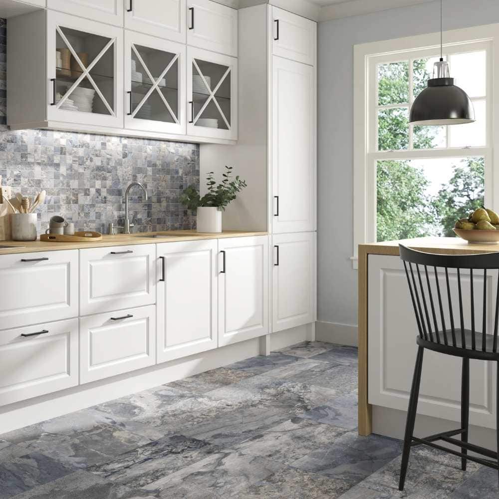 Wells Stone 6x6 Matte Stone Look Porcelain Tile - Floor, Wall & Backsplash