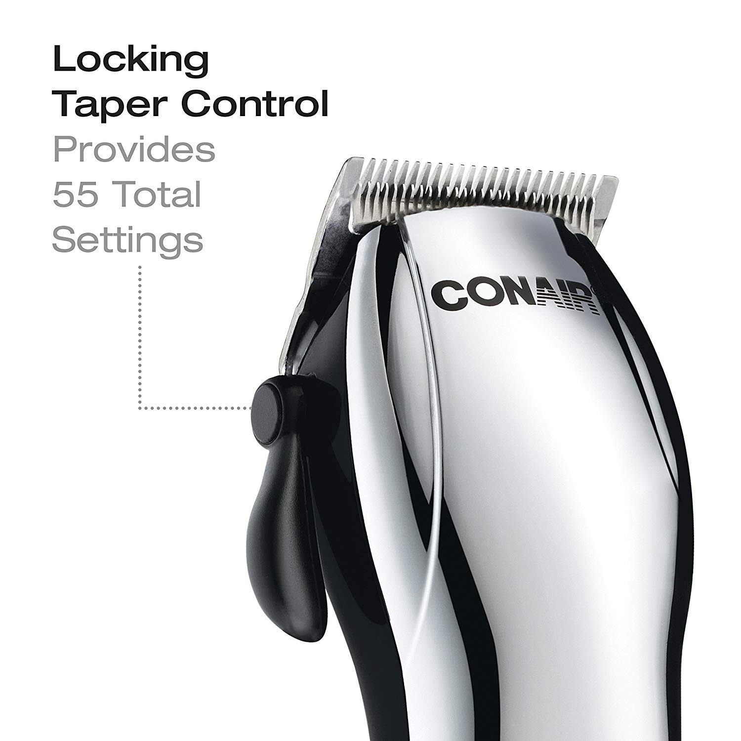 Shop Conair Cord Cordless Rechargeable 22 Piece Haircut Kit Home Hair Cutting Kit Chrome Silver 3 X 11 X 5 2 Overstock 30925462