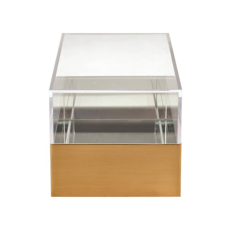 Atlas Split Decorative Acrylic Rectangular Box - 14 inch Wide
