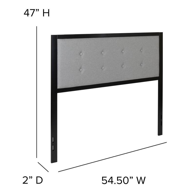 Metal Tufted Upholstered Headboard - Modern Headboard