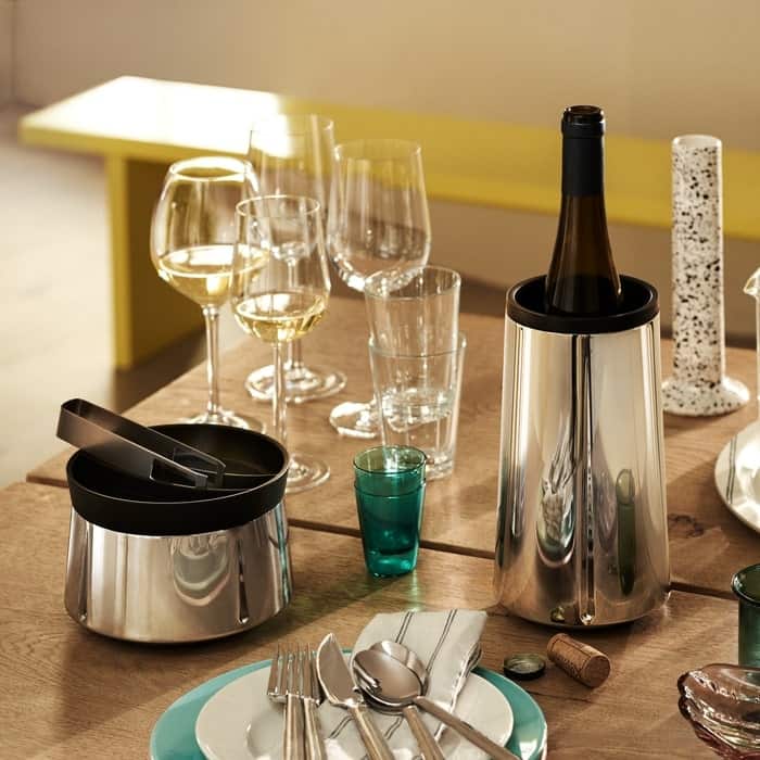 Rosendahl Grand Cru Ice Bucket, Steel - Ø: 6.3"