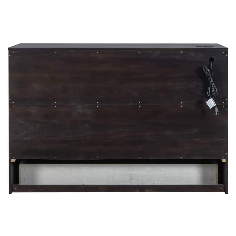 Modern Murphy Bed with Large Drawers