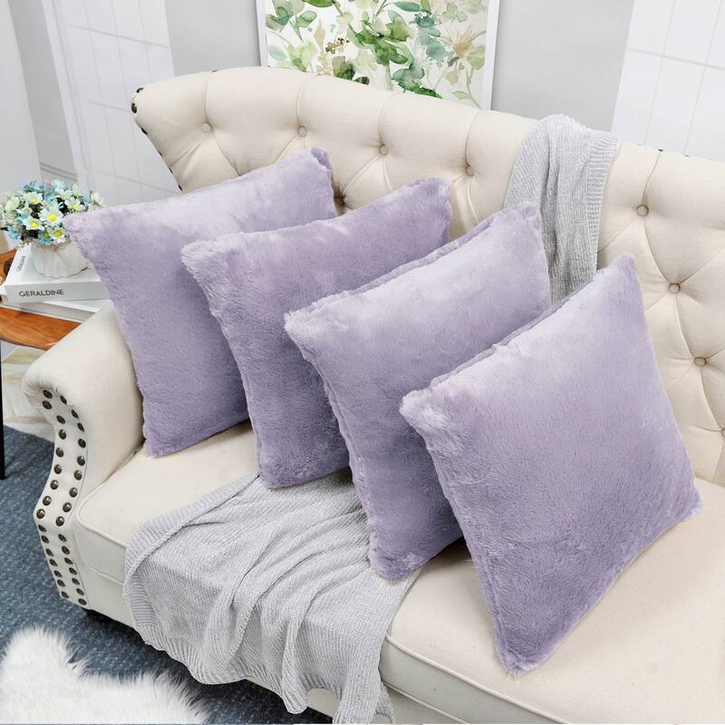 Fauxfur Pillow Shell Set 20'X20"