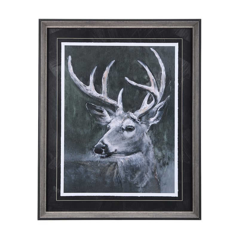 Animal Portrait IV (Deer) Framed Art Print