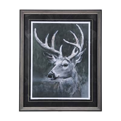 Animal Portrait IV (Deer) Framed Art Print