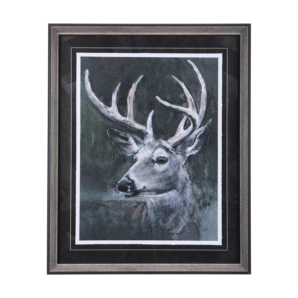 Animal Portrait IV (Deer) Framed Art Print