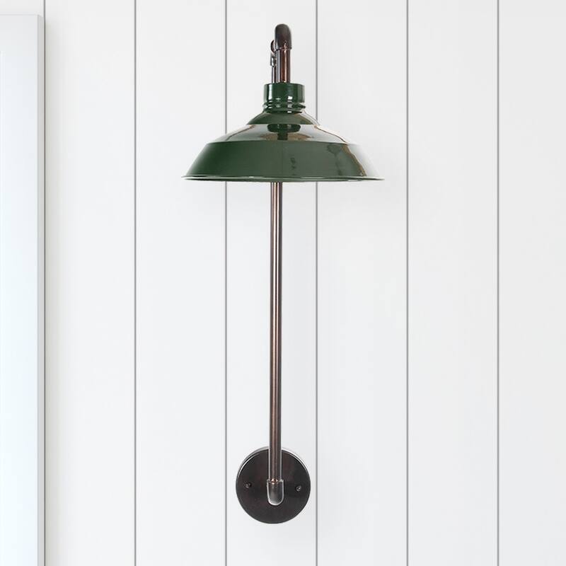 Metal Wall Sconce with Shade