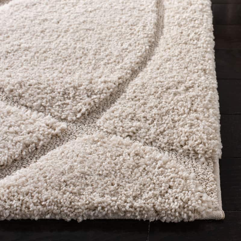 SAFAVIEH Florida Shag Sigtraud Abstract Waves 1.2-inch Thick Rug