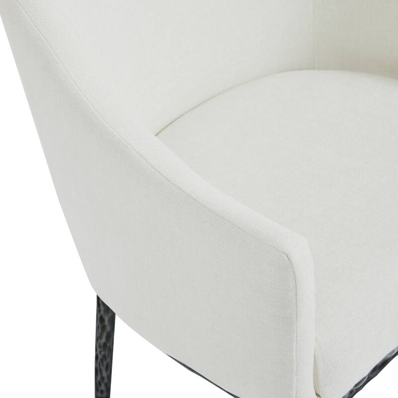 Christopher Knight Home - 7-Piece Industrial Metal Top Dining Set with Upholstered Chairs