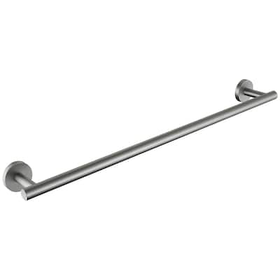 24" Wall Mounted Towel Bar in Stainless Steel