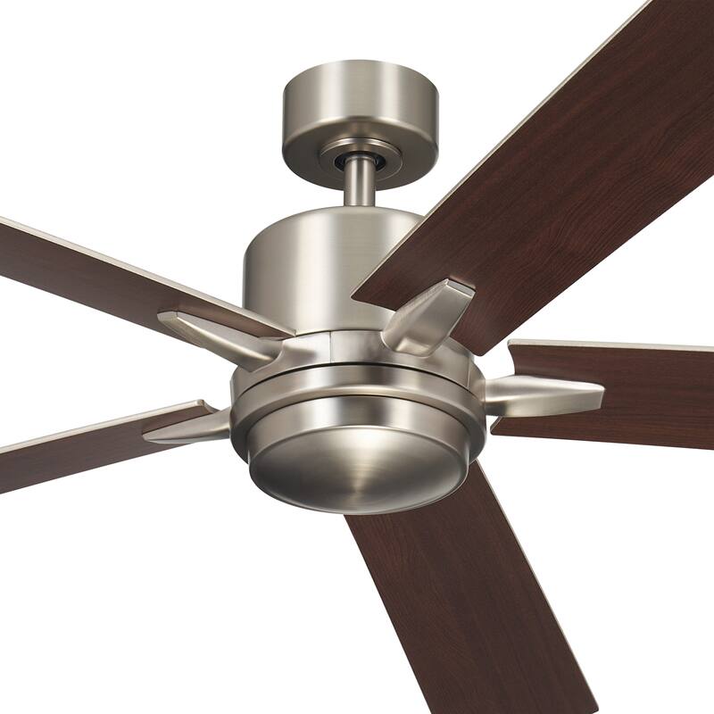 Kichler Lighting Lucian Elite XL 60 inch Integrated LED Indoor Brushed Nickel Ceiling Fan