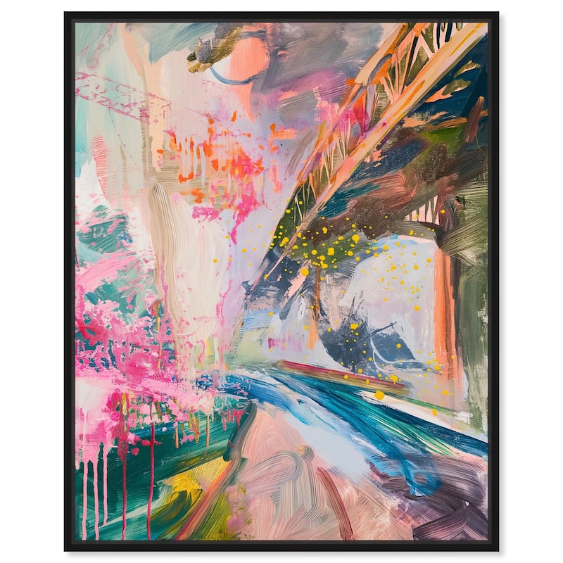 Serenade of Light Canvas by Art Remedy - 20" x 24" - Black