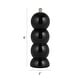 preview thumbnail 3 of 4, Rubberwood Salt and Pepper Mill - 2.0"L x 2.0"W x 7.88"H