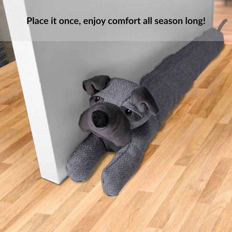 Dog-Shaped Draft Stopper 35 Inches