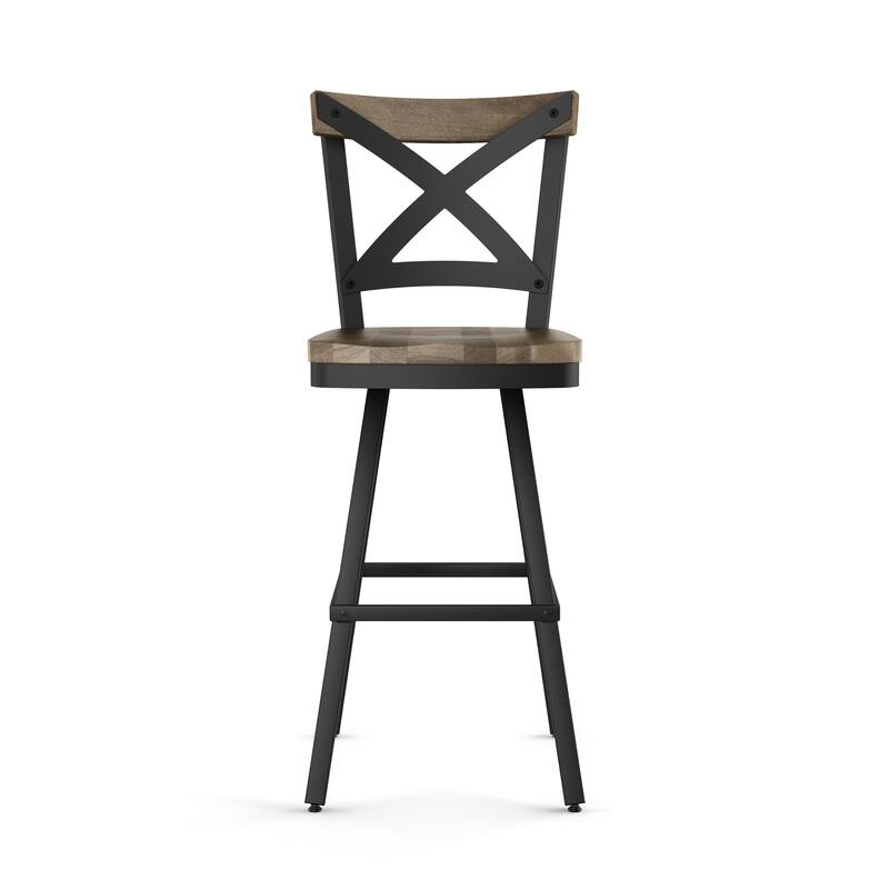 Amisco Jasper Swivel Counter and Bar Stool