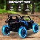 preview thumbnail 16 of 28, 24V Kids Ride On Utv,2-Seater 4WD Off Road Electric Vehicle with Remote Control