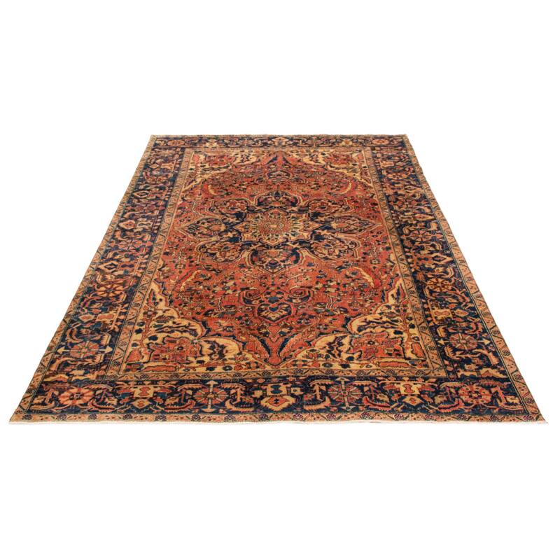 ECARPETGALLERY Hand-knotted Sarabi Dark Copper Wool Rug - 8'4 x 11'10
