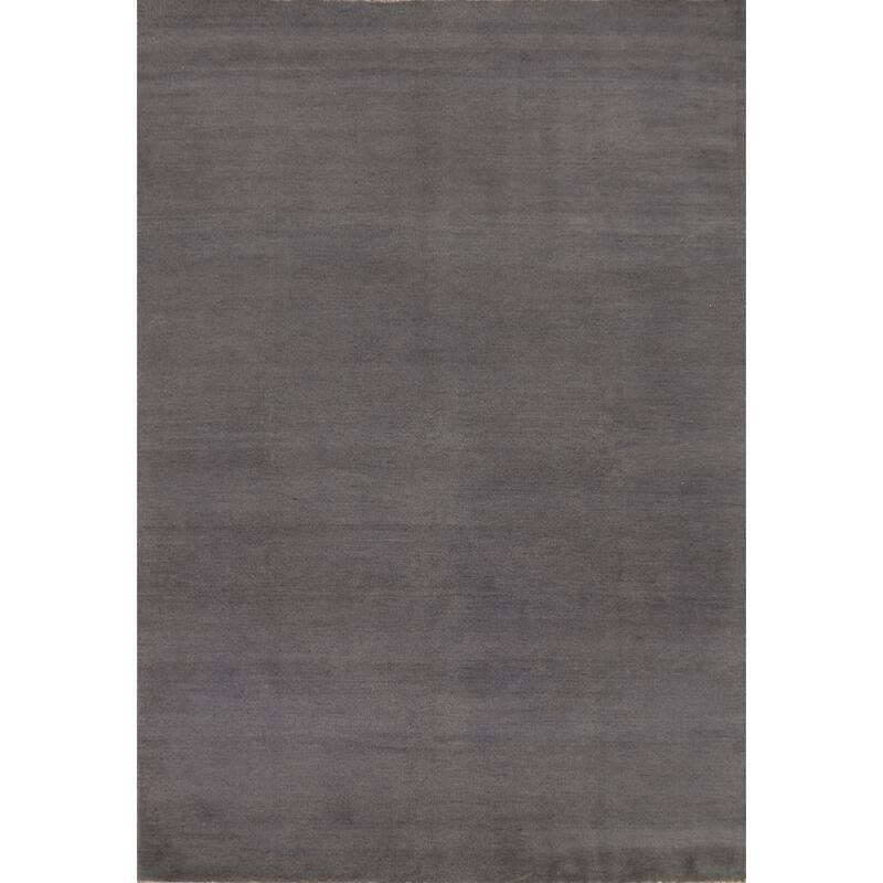 Contemporary Gabbeh Oriental Area Rug Handmade Wool Carpet - 6'9" x 9'9"