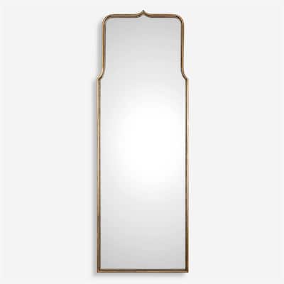 Antiqued Style Wall Mirror - 69" - Gold