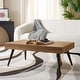 preview thumbnail 2 of 10, SAFAVIEH Cedric Modern Light Grey/ Black Coffee Table - 43.3" x 23.6" x 16.5"