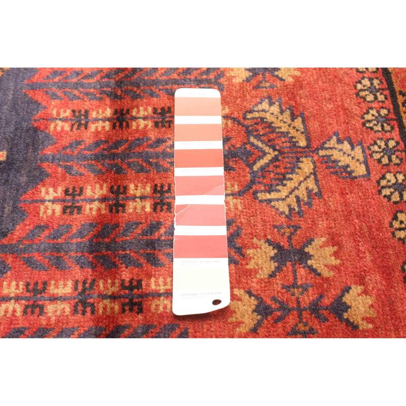 ECARPETGALLERY Hand-knotted Teimani Red Wool Rug - 2'9 x 4'9