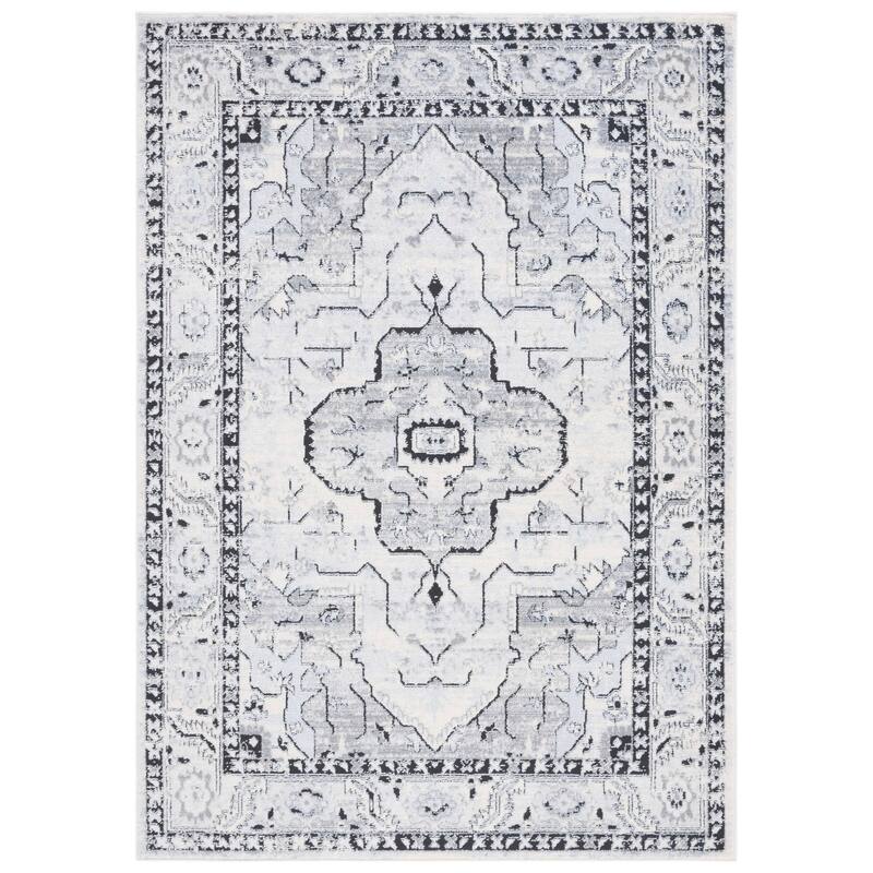 SAFAVIEH Tulum Berfin Boho Rug - 4'5" x 6'5" - Ivory Grey/Charcoal
