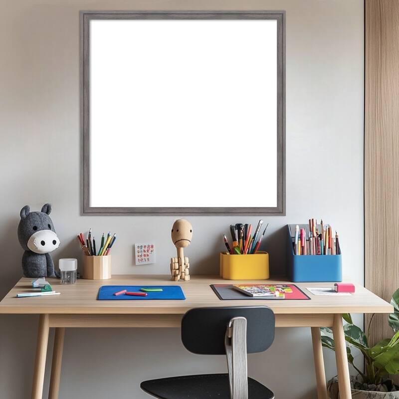 Amanti Art Florence Gold Framed Dry Erase Magnetic Board