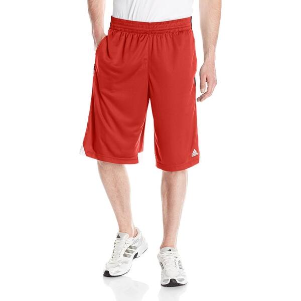 Shop Adidas Red Black Mens Size Large L Drawstring Basketball