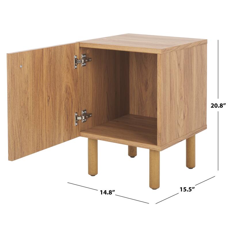 SAFAVIEH Barrie Single Door Nightstand