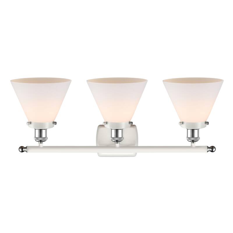 Innovations Lighting Ballston Urban Cone - 3 Light 28" Bath Vanity Light