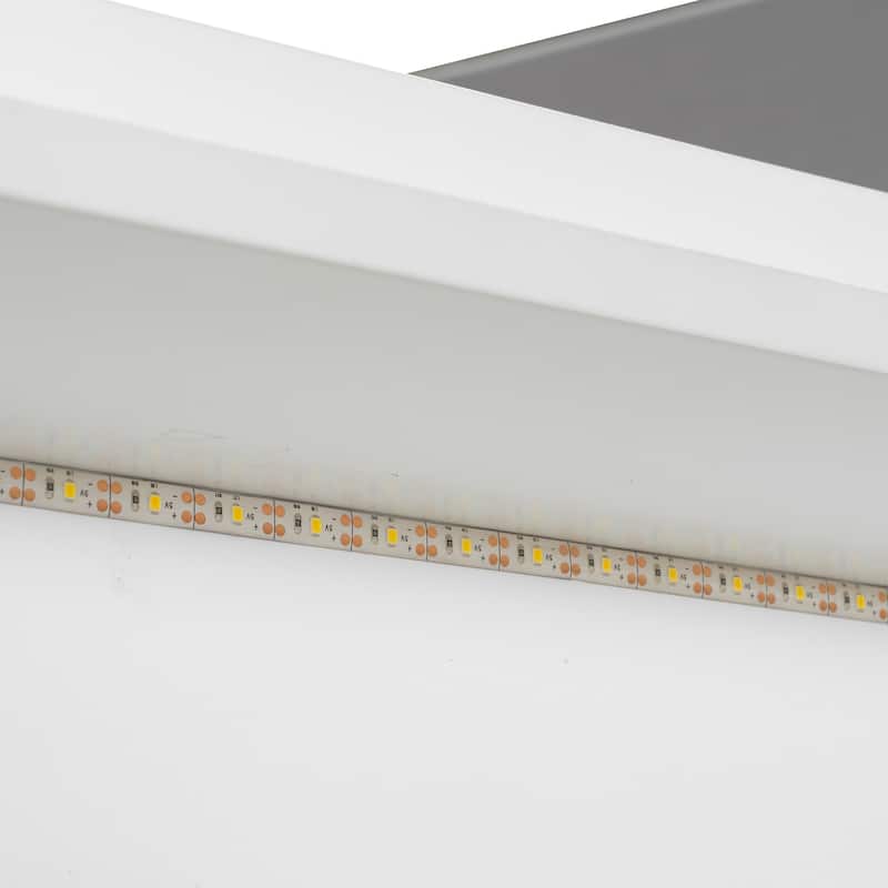 Full Daybed with Wrap-Around LED Shelves, Built-In Desk and Charging Station by Harper&Bright Designs