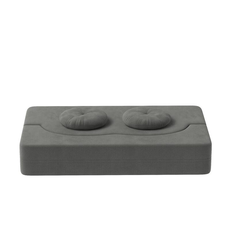 Folding Sofa Bed with Pillow, Twin Sleeper Sofa Couch, Loveseat Couch, Floor Folding Mattress, Convertible Lounge Chair