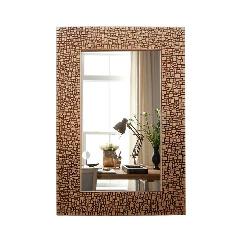 Framed Wall Mounted Accent Mirror