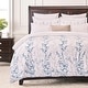 preview thumbnail 1 of 5, Chanasya Abstract Floral Print Microfiber Duvet Cover Set Queen