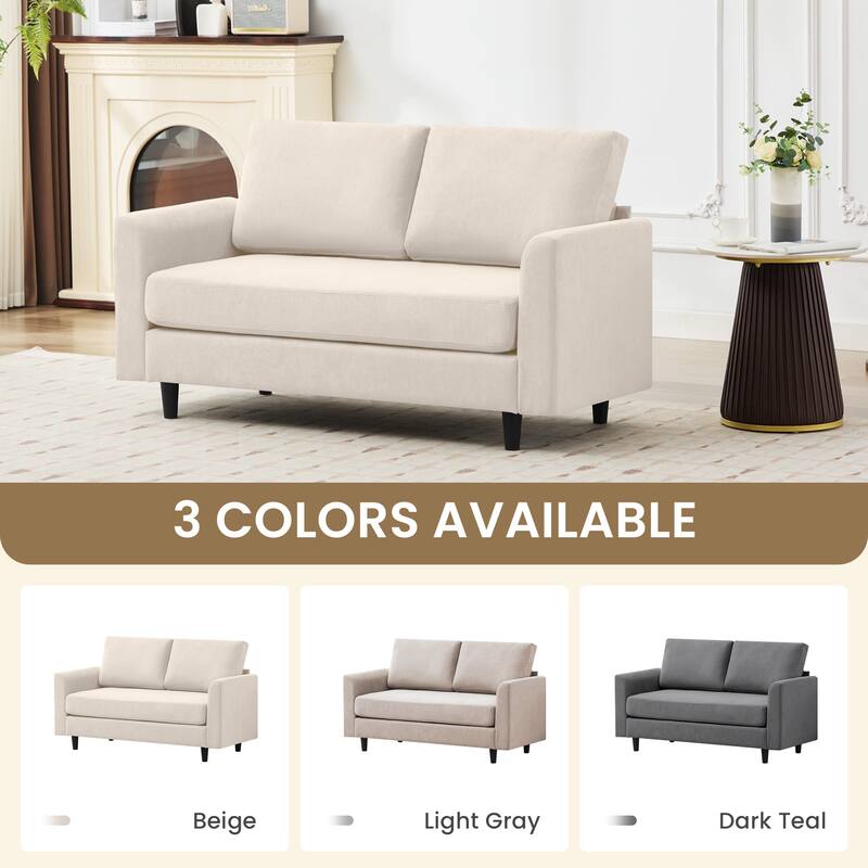 Snow Velvet Sectional Sofa