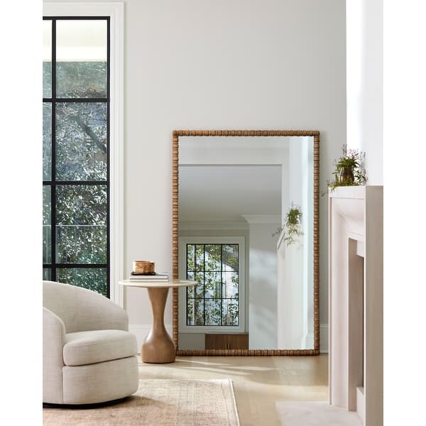 slide 2 of 32, Galey Alix x Livabliss Karling Blair Traditional Accent Mirror 72"H x 47"W x 3"D - Brown