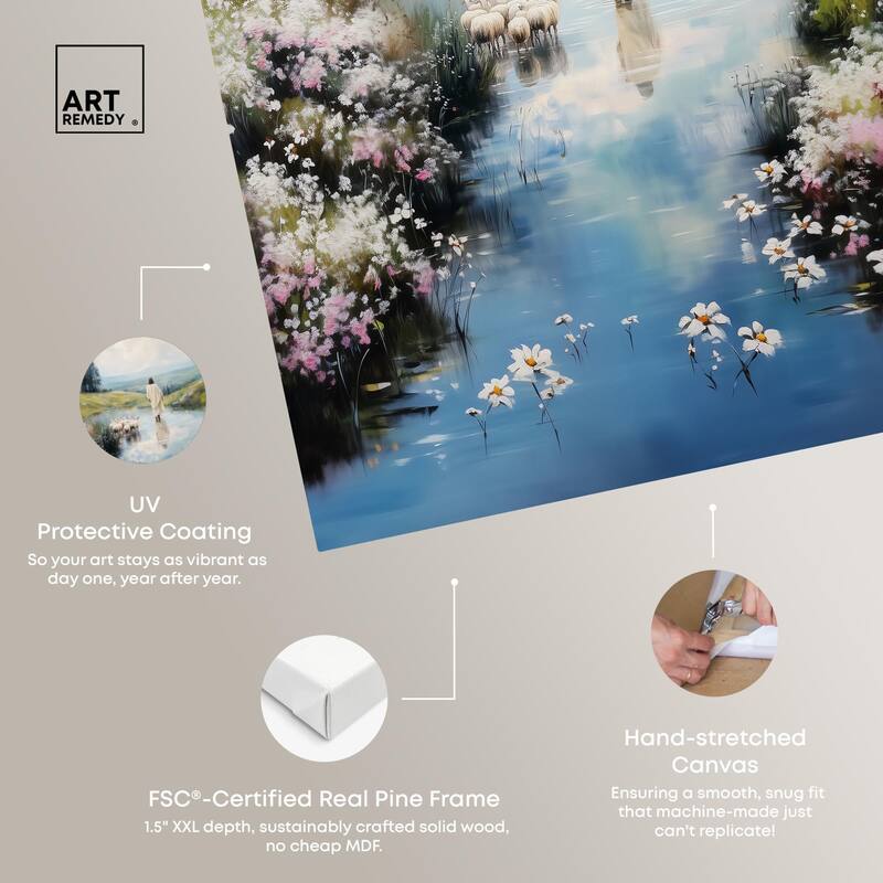Caretaker's Calm Crossing I Canvas by Art Remedy, Gallery Wrapped