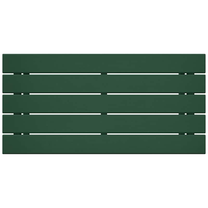 Aderson Outdoor Poly Adirondack Chair Set with Coffee Table