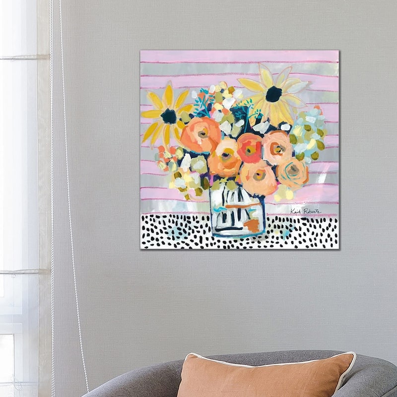iCanvas "Pink Lemonade" by Kait Roberts Canvas Print - 26x26x1.5