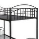preview thumbnail 5 of 11, Twin Over Twin Metal Bunk Bed Ideal for Kids Rooms and Guest Spaces