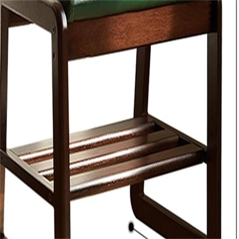 2-Tier Wooden Storage Entryway Bench