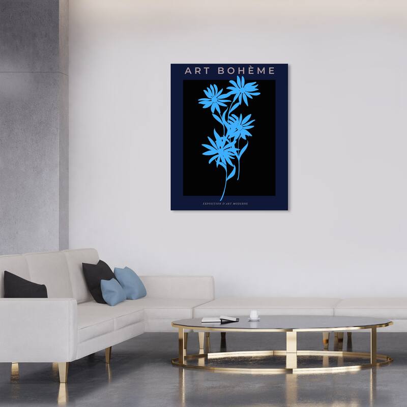 Wynwood Studio Canvas Floral and Botanical Floral Boheme Arrangement Brown and Modern & Contemporary Wall Art Canvas Print - 30 x 36