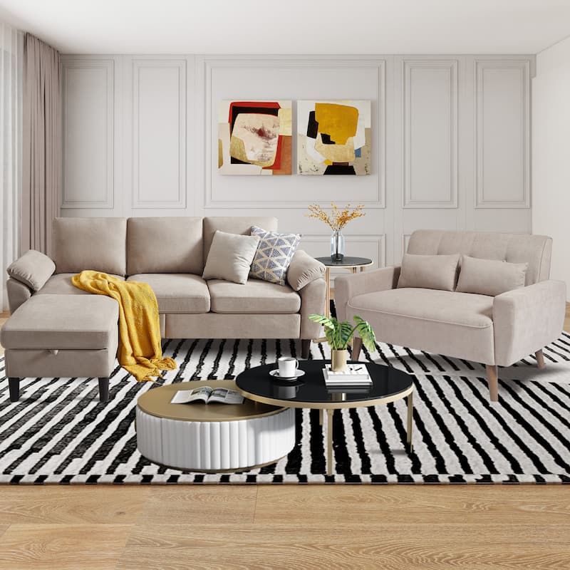 3 Piece Living Room Sets