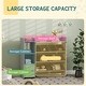 preview thumbnail 3 of 7, Qaba Toy Storage Organizer, Toy Organizer with 8 Bins, 2 Storage Cubbies, Shelf, Drawer, for Kids Room, Playroom, Nursery, Gray